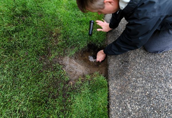 Sprinkler Leak Detection